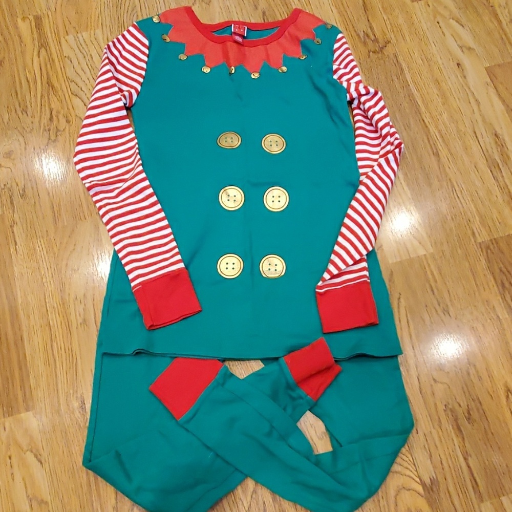 Size XS elf pajama set